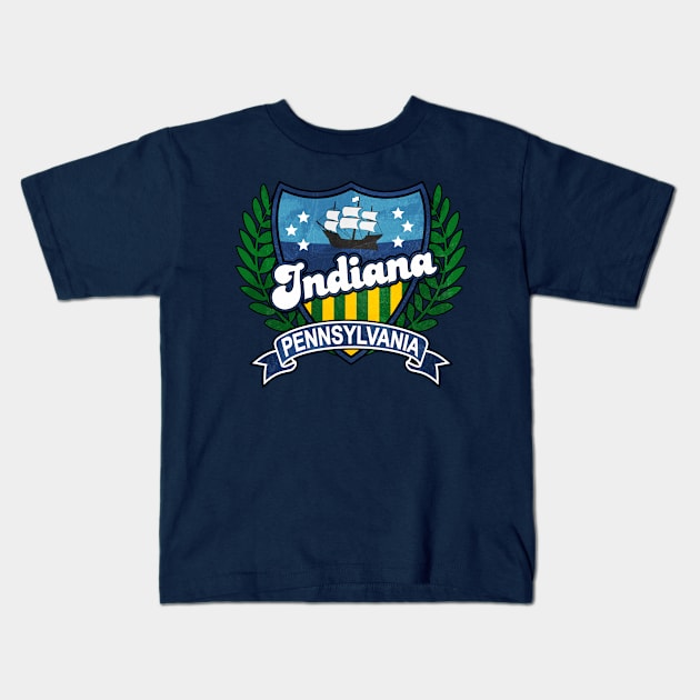 Indiana Pennsylvania Kids T-Shirt by Jennifer